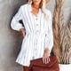 thumbnail image 4 of Vestido informal con cuello en V y manga larga con botones y tirantes a la moda para mujer Fridja  yut4116, 4 of 9