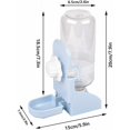 thumbnail image 3 of Cat Water Dispenser, Automatic Dog Water Dispenser, Pet Water Dispenser l, Dog, Cat, Rabbit (Blue), 3 of 5