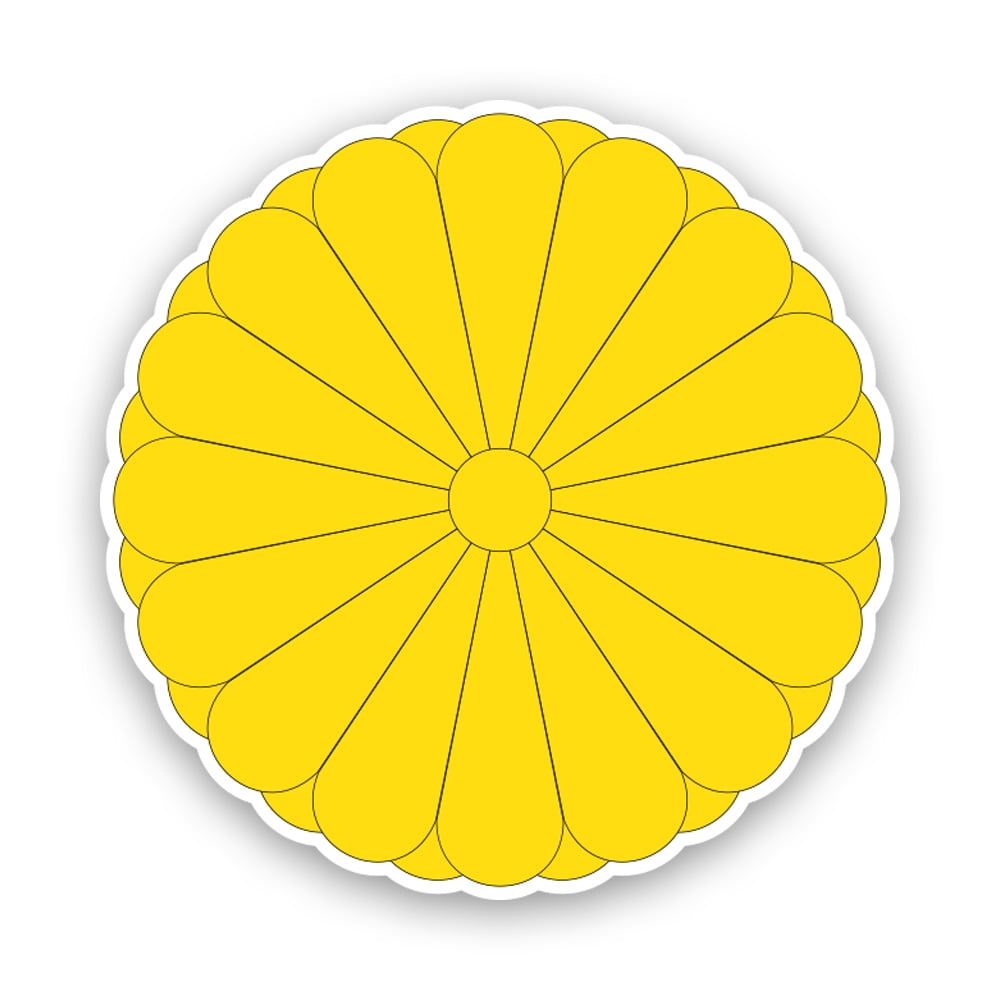 Japanese Imperial Seal Sticker Decal Self Adhesive Vinyl