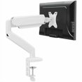 thumbnail image 2 of MOUNTUP Support de Bureau pour Moniteur Simple, Bras de Moniteur à Ressort à Gaz Réglable, Support Max 32 Pouces, Écran 4.4-17.6lbs, Support de Moniteurs d'Ordinateur avec Base de Montage Pince/œillet, Support VESA, Blanc, 2 of 4