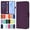 Violet, variant on For Boost MobIle Cricket Magic2 Debut S3 Outlast icon 6 Phone Case Leather Wallet Case with Card Holder Phone Cover For Boost MobIle Cricket
