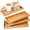 Rectangle Style, variant on XIMEI 3-Pack Bamboo Vanity Trays for Bathroom, Small Wooden Serving Tray for Counter/Food/Appetizer/Tea/Dessert/Kitchen/Tissue/Toilet Tank, 11"x4", Rectangle Edge