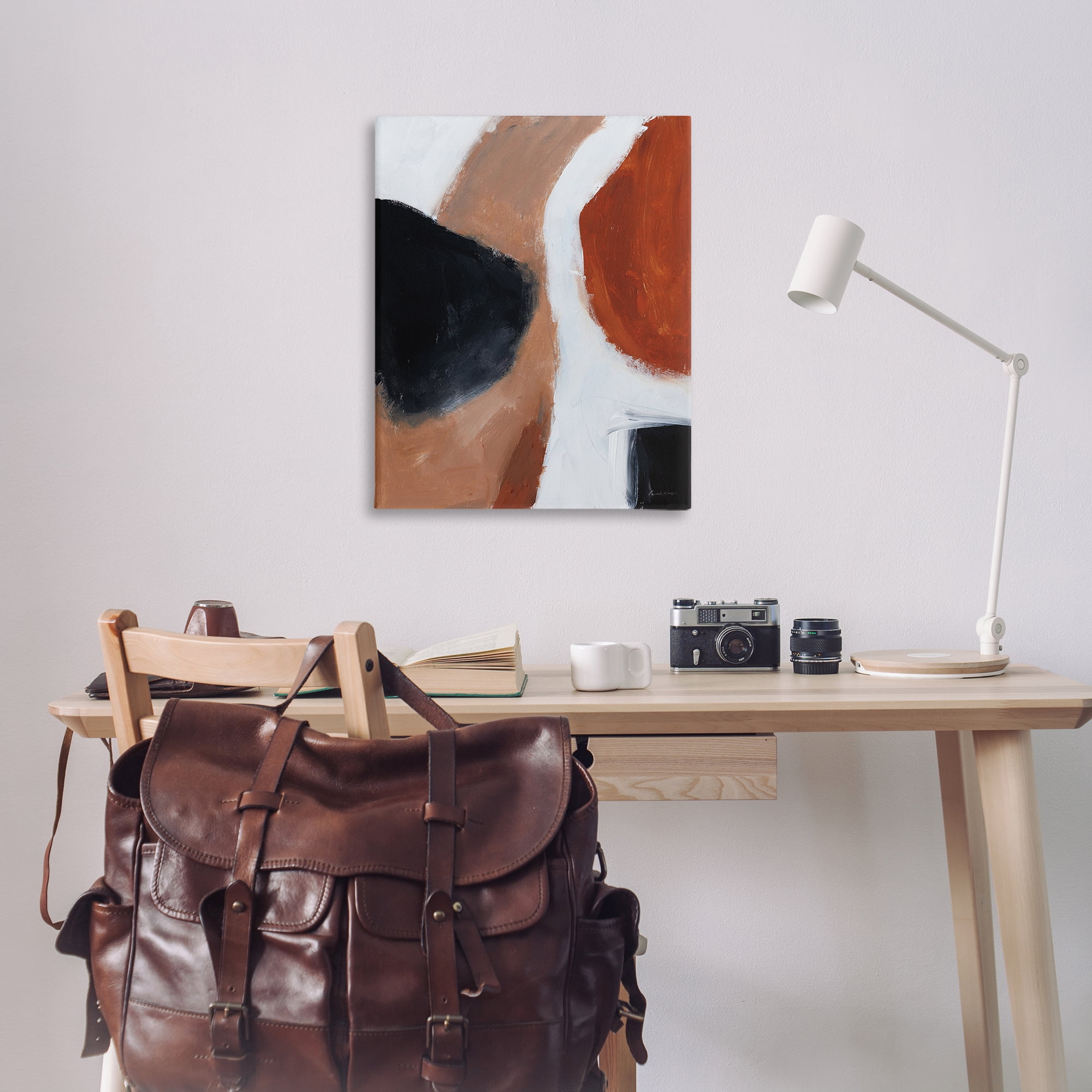 Stupell Industries Rare Earth Tones Abstract Abstract Painting Wrapped Canvas Art Print Wall Art, 30 x 40