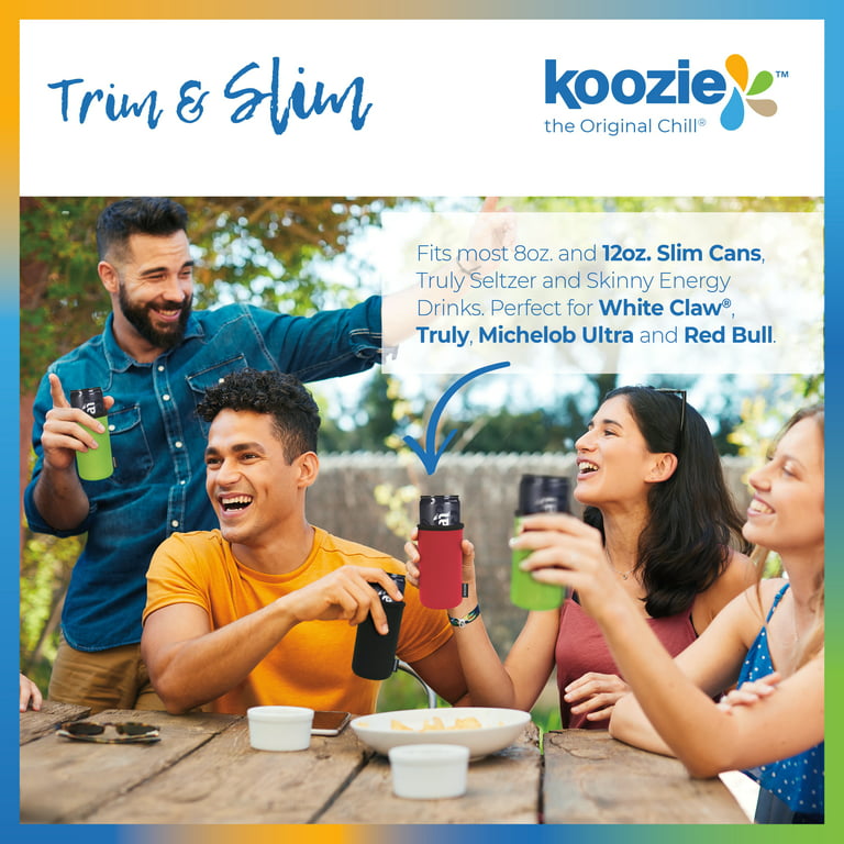 KOOZIE Premium Neoprene Slim Can Cooler Sleeves for Tall Skinny