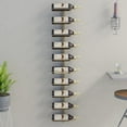 thumbnail image 1 of vidaXL Wall-mounted Wine Rack for 10 Bottles Gold Metal, 1 of 4