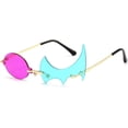 thumbnail image 1 of HAHDAXIA Lunettes de Soleil Polygone Flamme pour Femmes Sans Monture Fête Colorées Punk Lunettes Cosplay Lunettes Hommes, 1 of 4