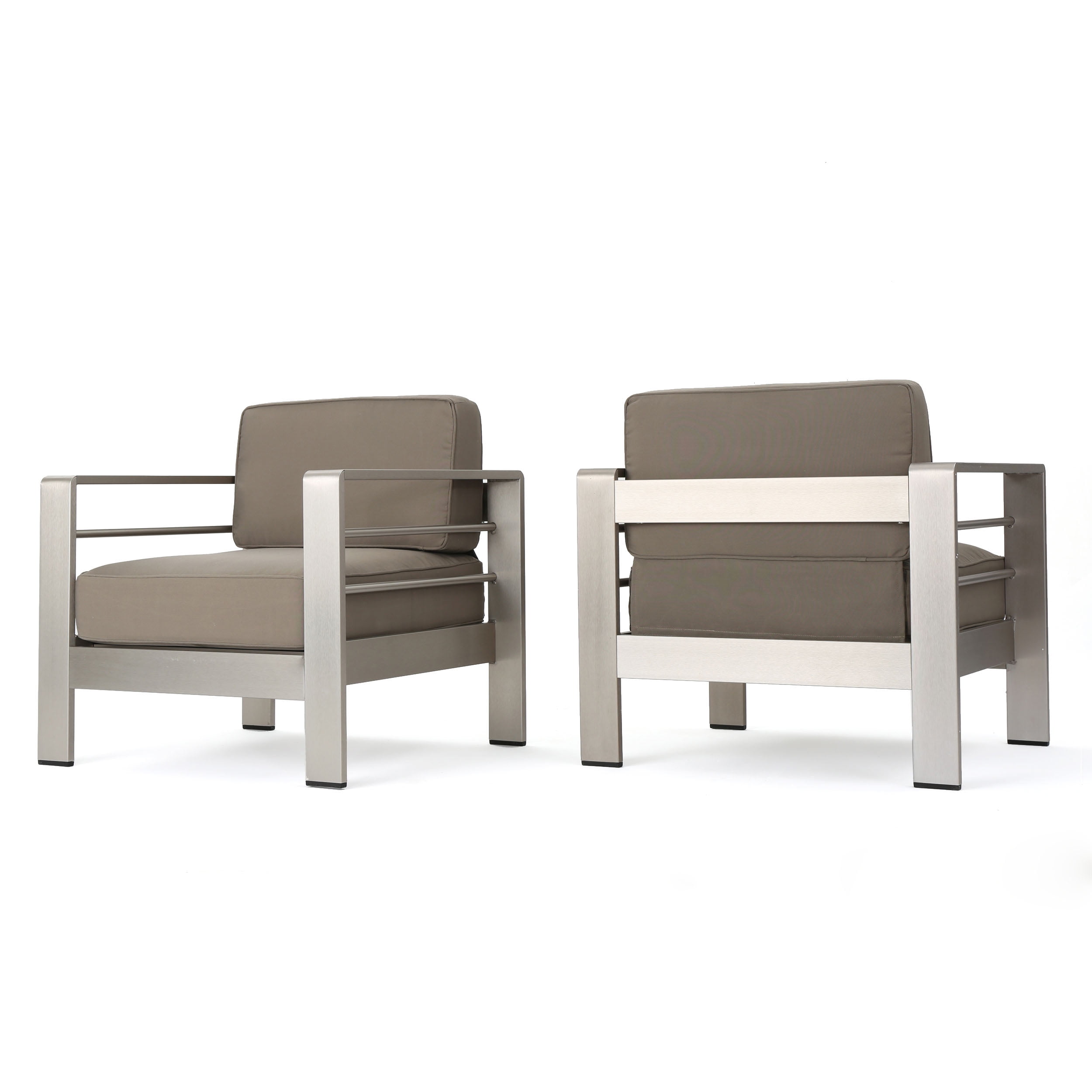 outdoor aluminum chairs with cushions