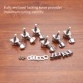 thumbnail image 3 of Ruiboury Guitar Tuning Pegs Locking Machine Heads Tuners Knobs Classical Accessories Professionals Beginners Ukulele Electric Guitars type1, 3 of 6