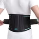 thumbnail image 1 of Faja lumbar TYNOR para el dolor lumbar - Cinturón de soporte para mujeres y hombres - Diseño transpirable con almohadilla de soporte lumbar - Cinturón sacrolumbar para el dolor lumbar - Negro, grande,, 1 of 5