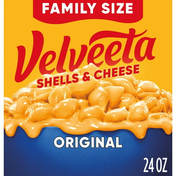 Velveeta Shells and Cheese Original Macaroni and Cheese Dinner Value Size, 24 oz Box