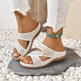 thumbnail image 2 of DAFEI Sandales de Plage Sandales de Plage pour Femmes Sandales de Plage pour Dames Sandales Compensées d'Été Chaussures Femmes Pantoufles Sandales Bohèmes Chaussures Mode, 2 of 7