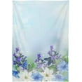 thumbnail image 7 of SKYSONIC 60"x108" Square Tablecloth with Flower Background-3 Prints, Anti-Wrinkle and Smooth Table Cloth for Kitchen/Home Party Decoration, 7 of 7