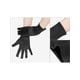 thumbnail image 3 of Guantes de satén de color sólido INSPIRE CHIC de dedo completo, longitud de muñeca, guantes cortos para mujeres, negros, talla única, 3 of 6