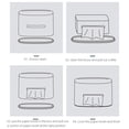 thumbnail image 3 of Amdohai Plastic Tissue Box Tissue Holder Multifunctional Baby Wipes Paper Storage Box Paper Towel Dispenser Home Napkin Organizer, 3 of 8