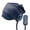 Blue (leather), variant on DUHKP Air Compression Heated Head Massage Cap, 3 Massage Modes & 2 Heat Levels(45 ℃ /50 ℃ ), Low Noise Rechargeable 2500mAh Scalp Massager for Headache Relief & Better Sleep