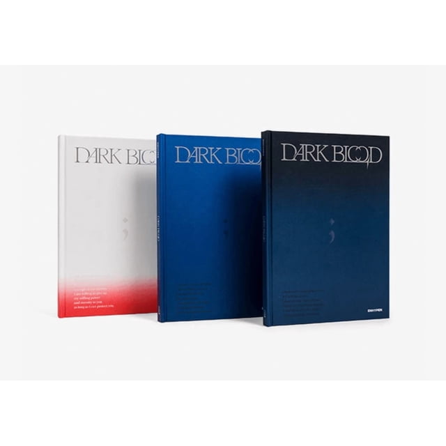 Libro de fotos ENHYPEN DARK BLOOD Ver. Adhesivo para CD-R para tarjeta fotográfica