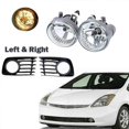 thumbnail image 1 of Pair Front Bumper Fog Light Lamps + Covers Kit for Prius 2004-2009 with Bulb 81221-52070 81211-52070, 1 of 3