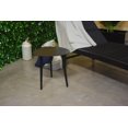 thumbnail image 2 of Table d'appoint de patio Istanbul en aluminium, finition noire, 2 of 3