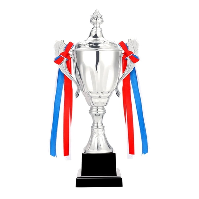 Copa de Trofeo de Plata de 11,8 Pulgadas para Competiciones de Reuniones Deportivas, Premios del Equipo de Fútbol y Recuerdos de Fiestas de Competición