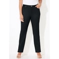 thumbnail image 2 of Catherines Women's Plus Size Tall Sateen Stretch Pant, 2 of 6