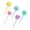 Candy color, variant on 5Pcs Furry Ballpoint Pen Christmas Stocking Fillers Christmas Party Supply for Adult Writing Journaling