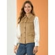 thumbnail image 3 of Chaqueta sin mangas Allegra K Estilo Anorak de Ante Sintético Caqui XL, 3 of 6