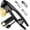 Premium Black, variant on No brand Large Premium Garlic Press Set - Bigger Bowl for Bigger Garlic - Rust Proof Garlic Mincer Tool - Easy-Squeeze, Easy-Clean Silicone Garlic Peeler & Brush (Dark Gray)