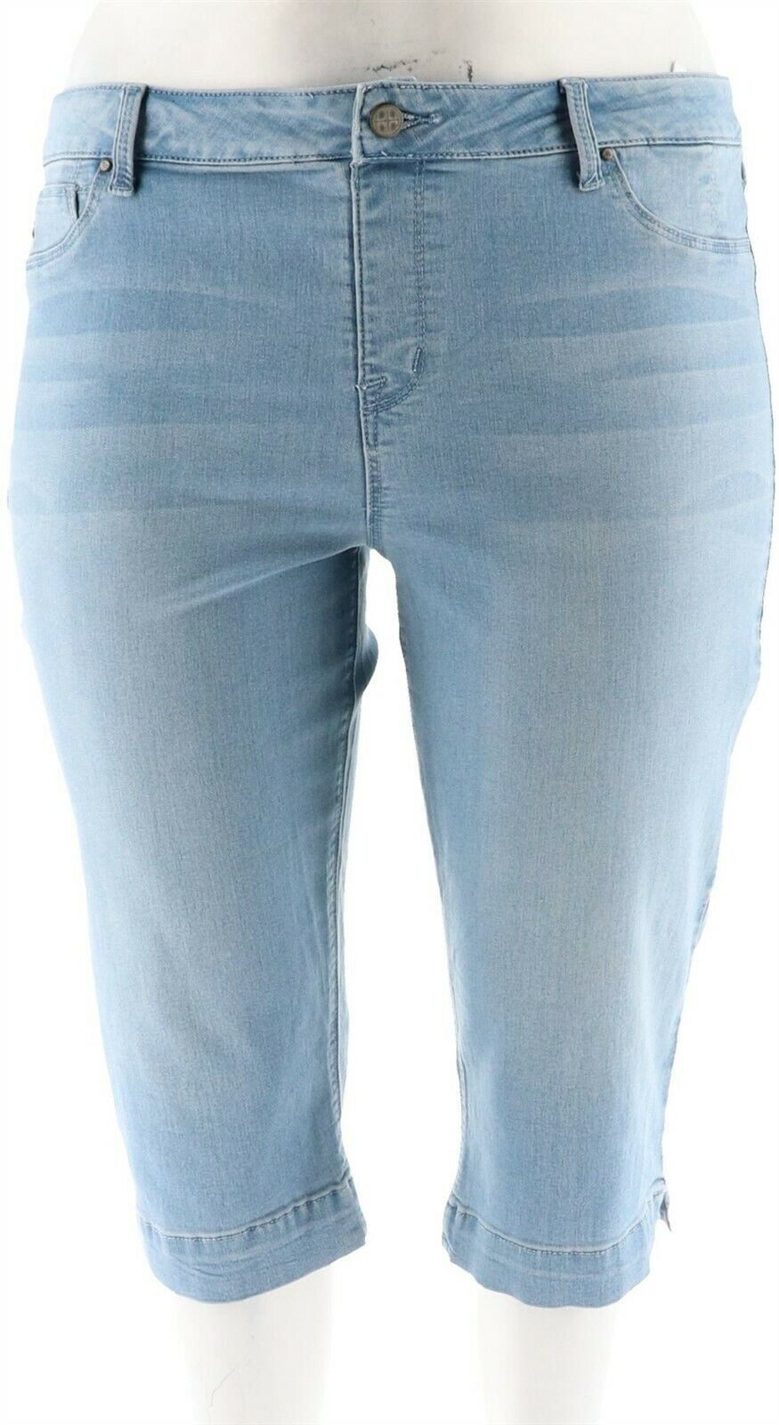 Laurie Felt Silky Denim Pull-On Pedal 