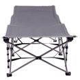 Wuzstar Folding Camping Cot with Soft Pad , Heavy Duty Sleeping Cots Camping Cot Bed for Outdoor
