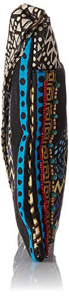 Zeckos Borsa A Tracolla Con Stampa Gatti Maculati – Arte Laurel Burch, Tela, Zip