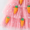 thumbnail image 6 of Gibobby Girl's Casual Princess Short Sleeve Dress Toddler Special Occasion Dresses Girls Round Neck red Mesh Layer Cake Princess Dress Soft Lightweight and Comfortable(12-18 Months,Pink), 6 of 6