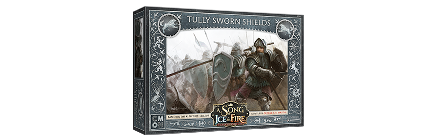 A Song of Ice & Fire: Tabletop Miniatures Game House Stark Tully Sworn Shields Unit Box, by CMON - image 3 of 6