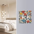 thumbnail image 4 of Yayeee Toggle Light Switch Wall Plate 3-Gang 6.37"x4.48" Decorative Outlet Cover, Vibrant Japanese Flowers, 4 of 7