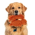 thumbnail image 4 of Cuerda de masticar para perros en forma de ardilla, duradera, trenzada de algodón, para limpiar los dientes, color naranja, 4 of 7