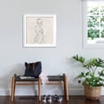 thumbnail image 3 of Art.com Alabaster Bather 1 Art Print by Karen Wallis, White Frame Wall Art, 29" x 29", 3 of 5