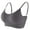 Gray, variant on XMMSWDLA V Neck Cami Bra Bralettes for Women,Padded Seamless Bralette Straps Sleeping Bra with Elastic Straps Bra Tank Tops for Women