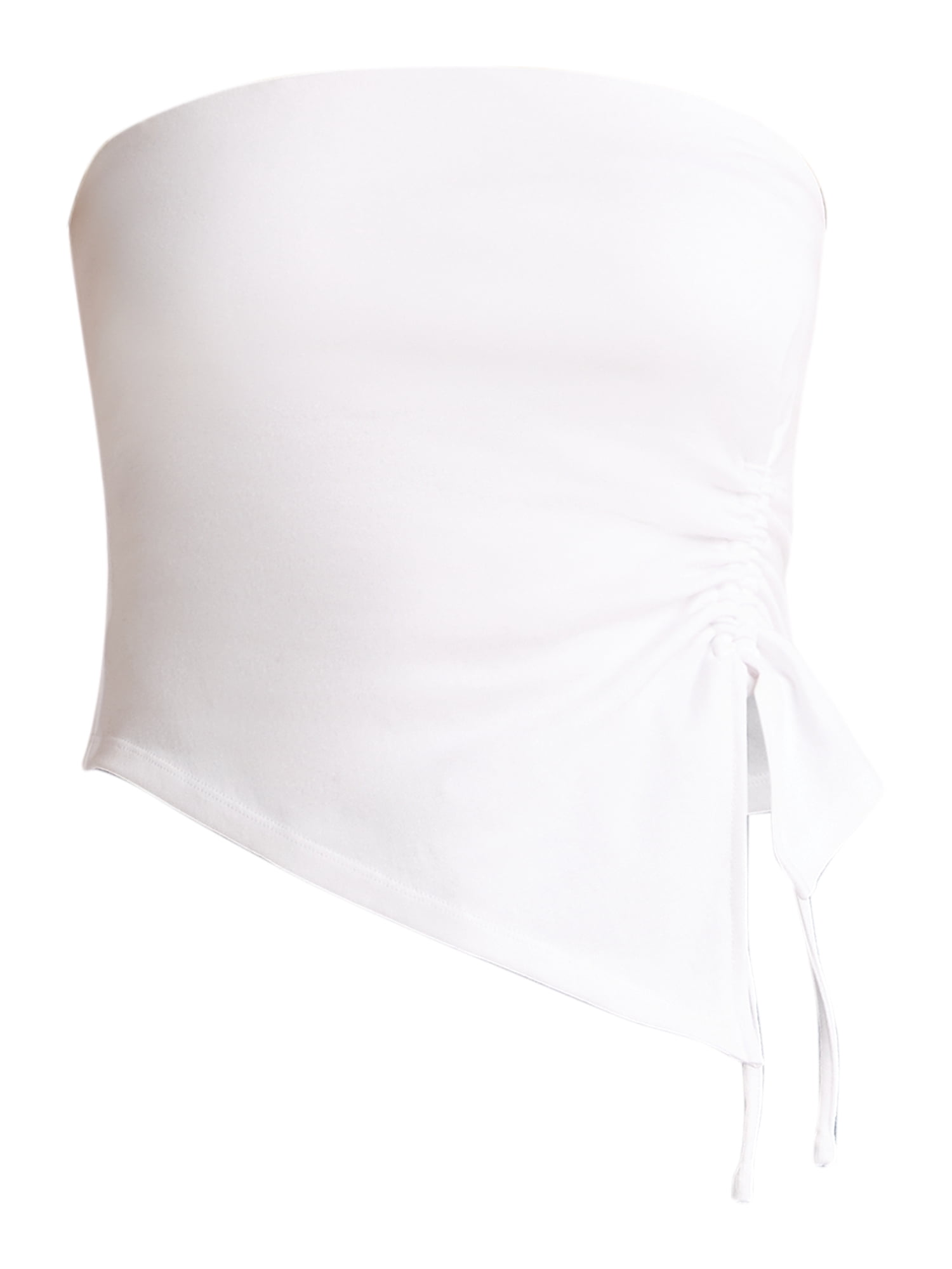 Madden NYC Women's Asymmetrical Tube Top, Sizes XXS-XXL