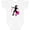 AA-White, variant on Inktastic Girl Playing Soccer- Pink and Yellow Stars Girls Baby Bodysuit