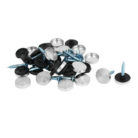 Uxcell 16mm Dia 304 Stainless Steel Cap Cover Nails Decorative
