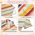 thumbnail image 4 of FORMRS Kids Short Sleeve Top and Pants Pajama Set Unisex Satin 2-Piece Sleepwear, Sizes 5-6Y, Striped Pattern, 4 of 8