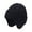 Black, variant on Mens Women Winter Hat Cold Weather Hood Outdoor Sports Windproof Knit Cap with Earflaps Black One Size
