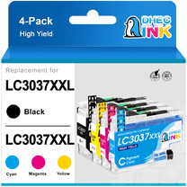 LC3037 Ink Cartridges Replacement for Brother LC3037 LC3037XXL LC3039 LC-3037 for Brother MFC-J6945DW MFC-J5845DW XL MFC-J5945DW Printer (Black Cyan Yellow Magenta, 4 Pack)
