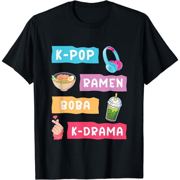 K-Pop Fashion for Fans of korean K-Drama & K-Pop Merchandise Cotton T-Shirt