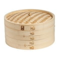 thumbnail image 4 of Joyce Chen 2-Tier Bamboo Steamer Baskets, 12-Inch, 4 of 5