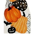 thumbnail image 2 of LSLJS New Nappe en Lin d'Halloween Imprimée Citrouille Crâne Décoration de Fête Nappe de Thé Desk Cover, 2 of 5