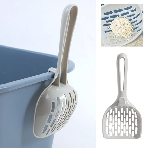 YUANZI Cat Litter Litter With Holder Litter Deep Shovel Ergonomic Handle Durable Plastic Litter To Cat Litter