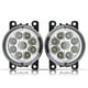 thumbnail image 3 of 2 PCS 9 LED H11 12 V Lámpara Antiniebla Redonda Delantero DRL Luz De Circulación Diurna 4F9Z 15200 AA 33900STKA11 XR837532 Luz De Niebla De Automóvil Para Enfoque, 3 of 7