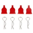 thumbnail image 2 of R Clip Pin Hebillas de Cuerpo Carrocería para 1:10 RC Coche Modelo rojo Macarena Hebilla de carcasa de coche RC, 2 of 6