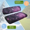 thumbnail image 5 of HUAICONG Purple Butterfly Spiral Design Universal Golf Cart Seat Cover for EZGO EZGO TXT, Non-Slip Seat Cover Towel Blanket Golf Cart Seat Blanket, 5 of 7