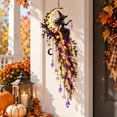 thumbnail image 2 of Elegant Halloween Cascade Wall Light, Witch Midnight Decor with Witch Silhouette Crescent Moon and Cascading Crystals, Gothic Wall Hanging for Halloween Home, 2 of 7